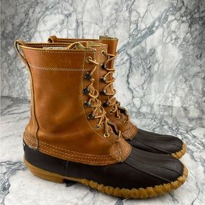 Vtg LL Bean Boots Thinsulate Lined Hunting Duck Men's Size 11 M